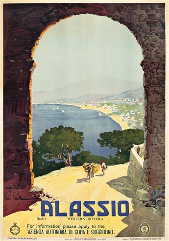 VARIOUS ARTISTS. [INTERNATIONAL DESTINATIONS]. Group of 5 posters. Sizes vary, generally 40x25 inches, 101½x63½ cm.